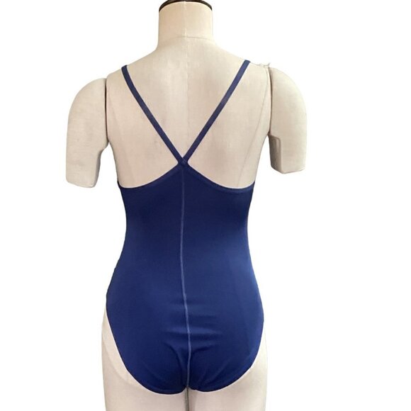 Speedo Endurance+ 1-Piece Swimsuit Style 7719729 Blue Sz 8/34 #122W - Picture 4 of 9